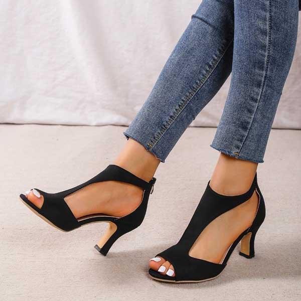 Violeta™ Sandalias Modernas con Tacón