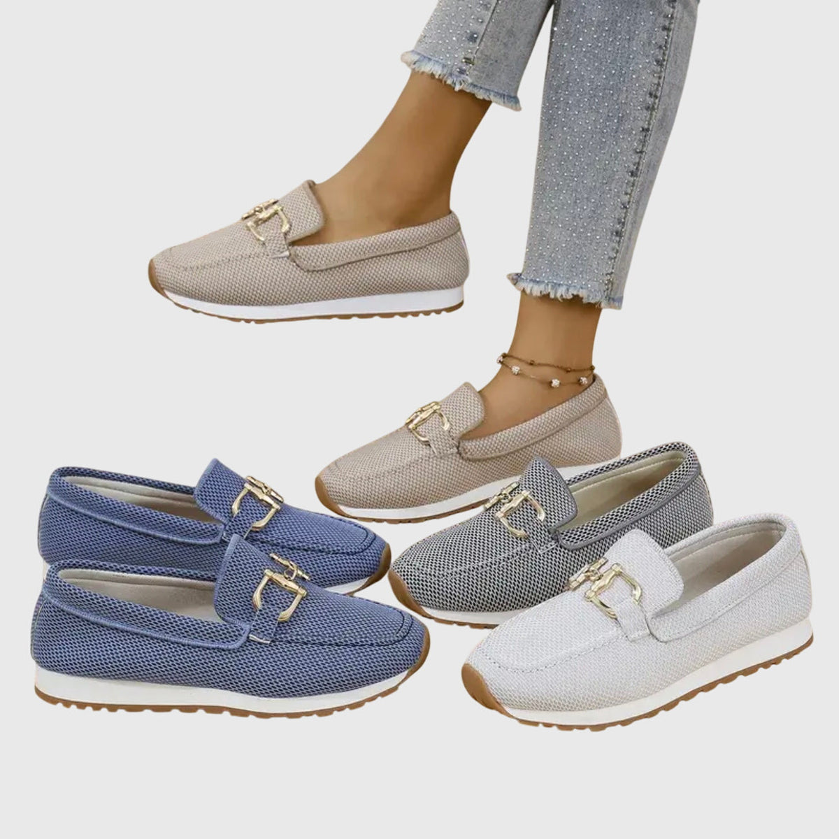 Lili | Zapatillas mocasín ortopédicas