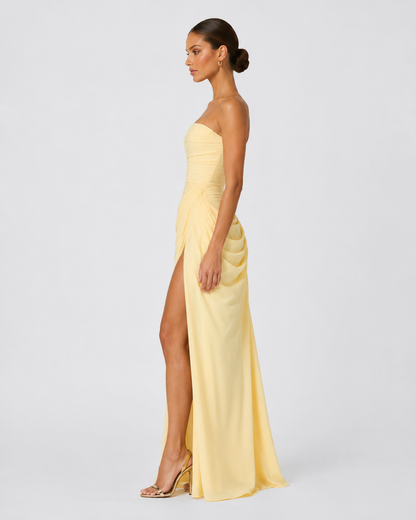 Vestido drapeado Protagonista
