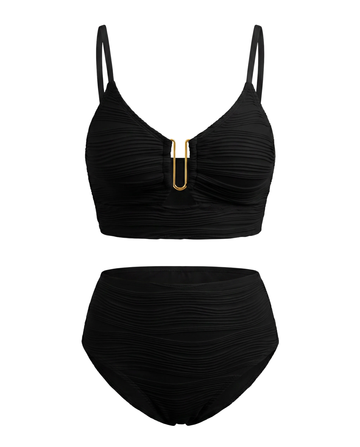 Bikini de encaje con aberturas