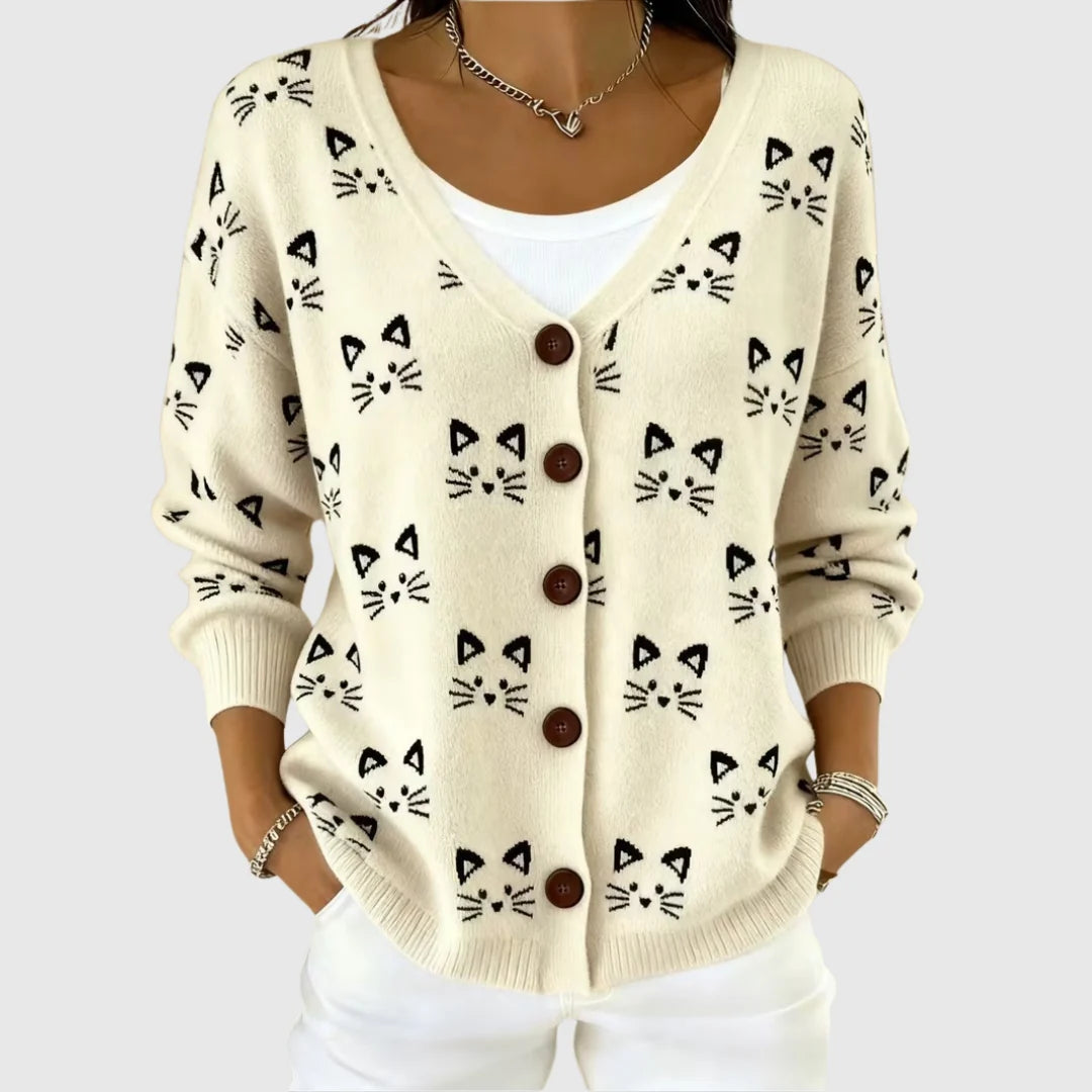 Adela  | Chaqueta de punto abotonada