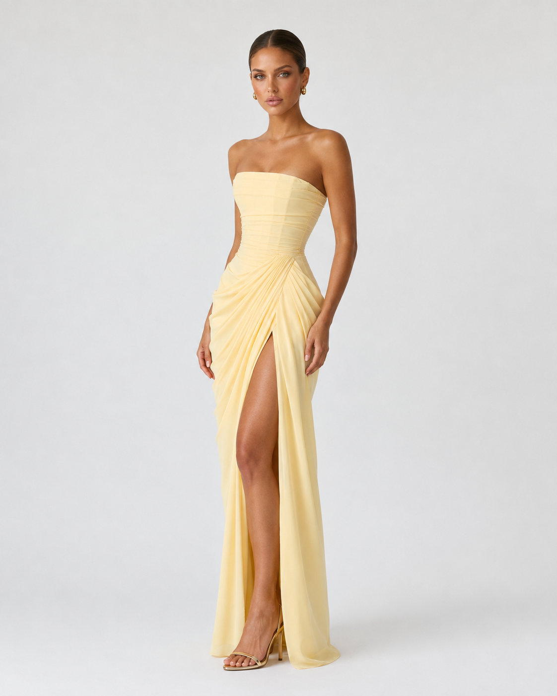 Vestido drapeado Protagonista
