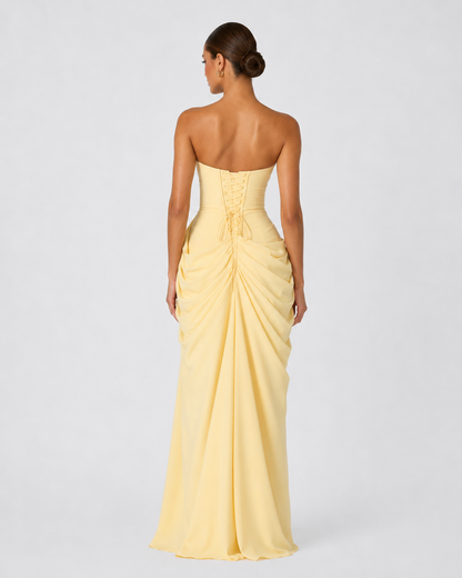 Vestido drapeado Protagonista