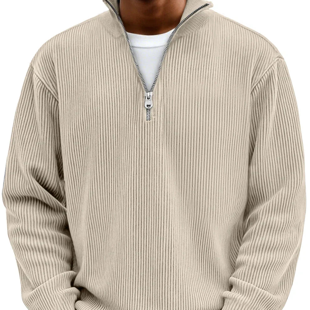 Carlos | Jersey de hombre con media cremallera