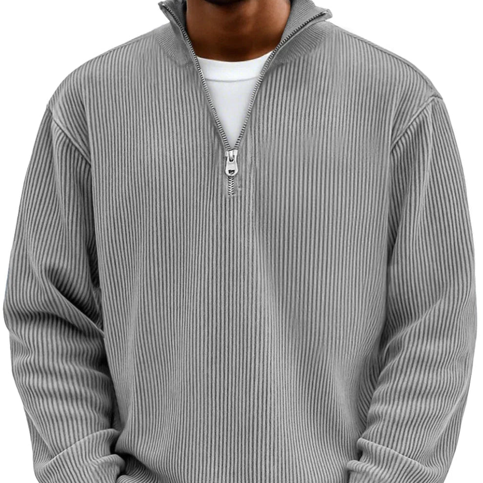 Carlos | Jersey de hombre con media cremallera