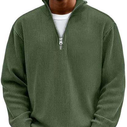 Carlos | Jersey de hombre con media cremallera