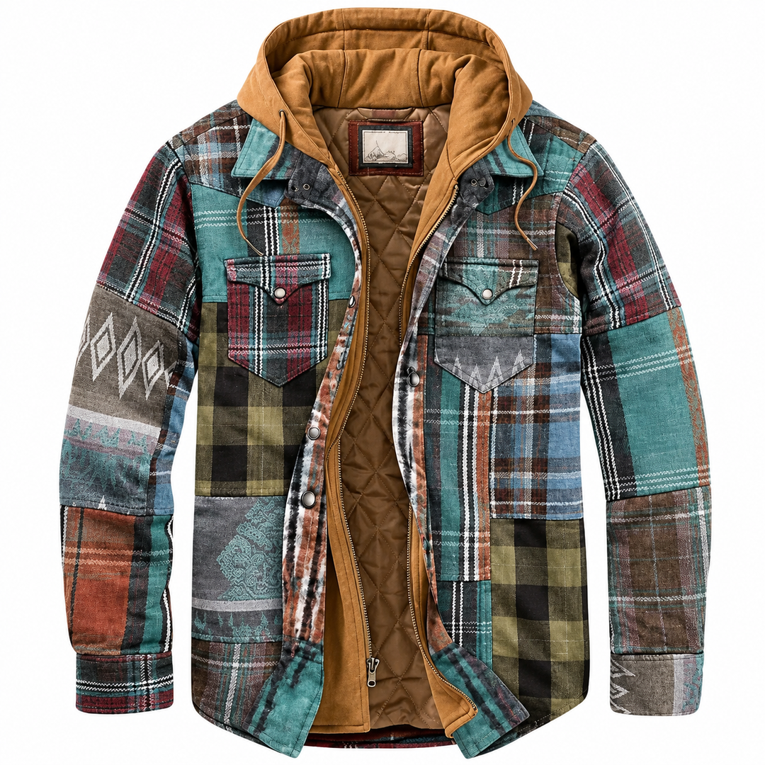 Octavio – Chaqueta Urbana de Cuadros