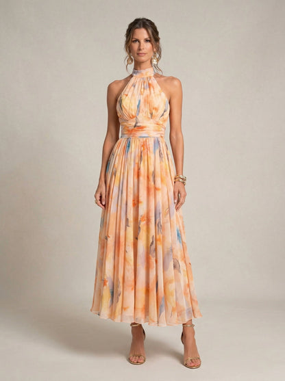 Vestido Largo Estampado