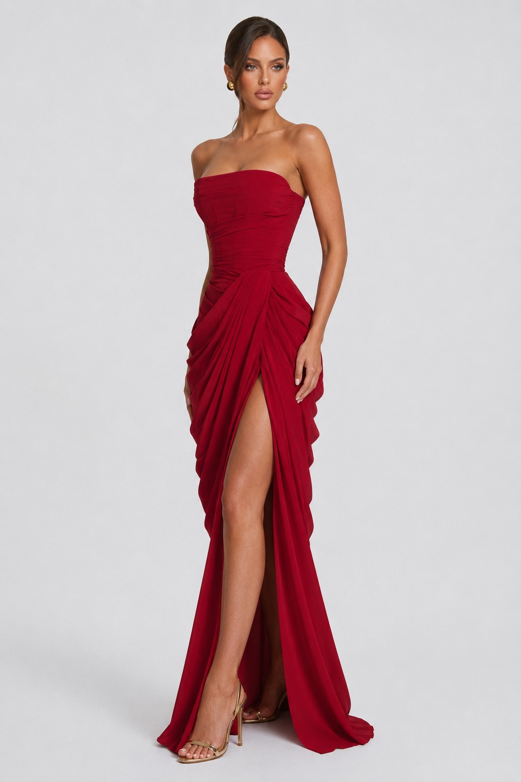 Vestido drapeado Protagonista