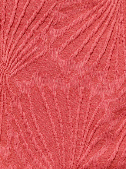 Bikini Espalda Cruzada con Estampado de Jacquard